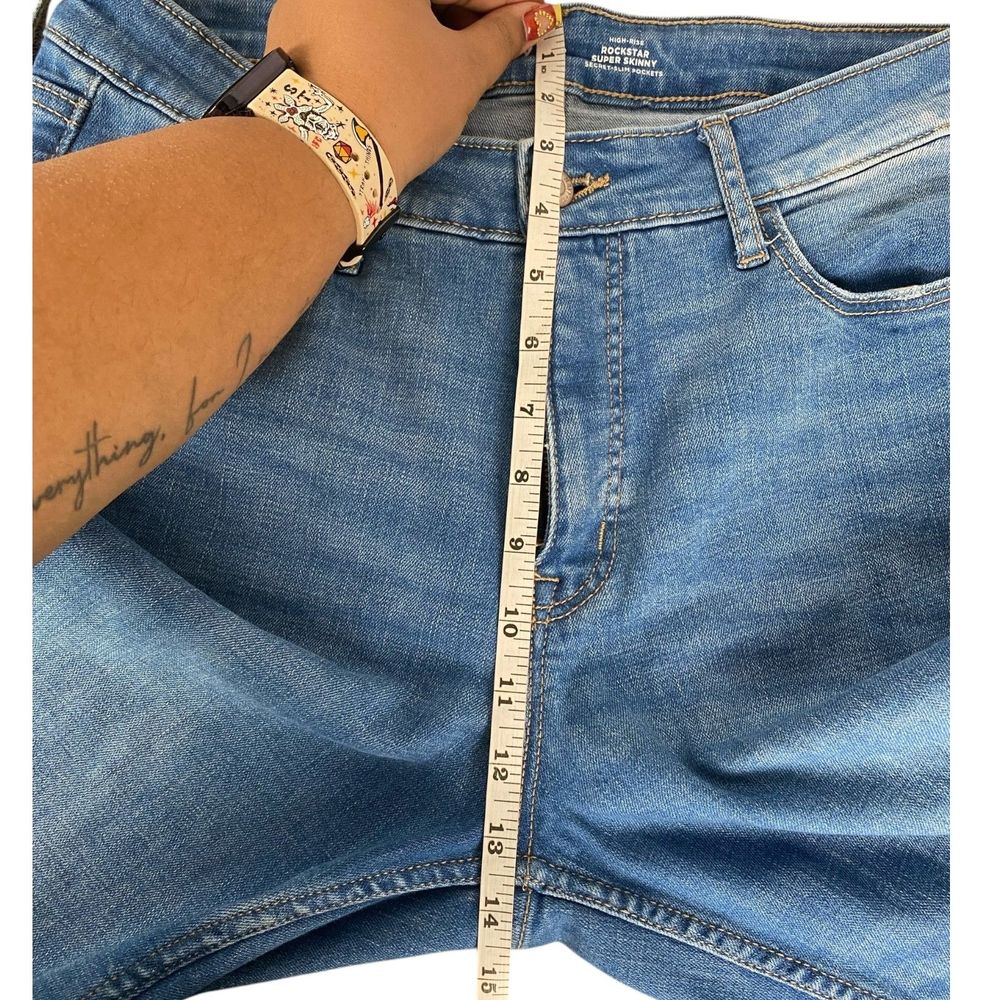 Old Navy Womans Rockstar Super Skinny Jeans Size 12 Regular Style 112‎ - Picture 6 of 7